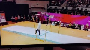 Васильева на брусьях