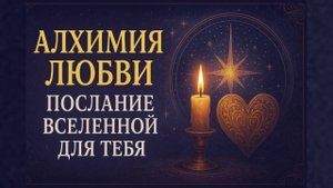 Алхимия любви: послание Вселенной для тебя!
