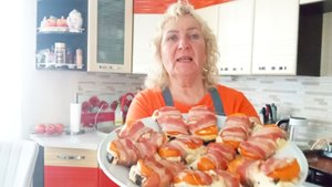 Хрустящие бутерброды 🥪 в беконе 🥓 с сыром 🧀, запечённые в духовке