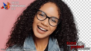 Вырезаем волосы в AliveColors – Способ без инструментов выделения | Урок AliveColors | KatalProject