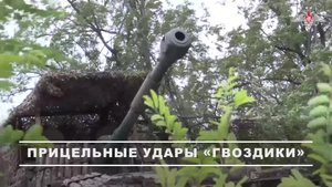💥 Расчёт самоходной гаубицы 2С1 «Гвоздика» группировки войск «Восток» уничтожил опорные пункты В...