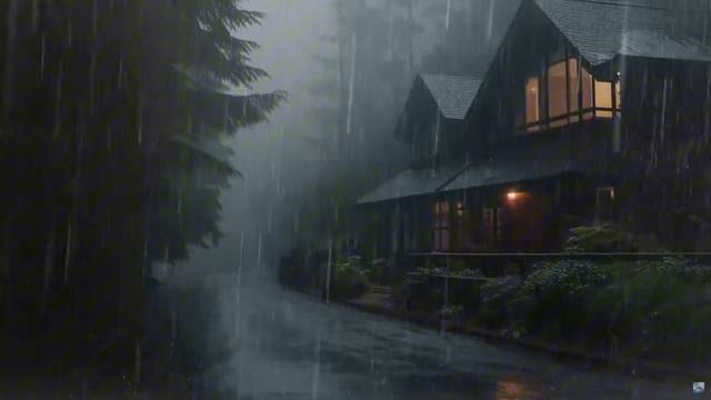 🌧️ Белый шум - дождь 🌧️ Белый шум для сна малышей смотреть онлайн