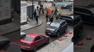 Массовая драка гастарбайтеров в Москве