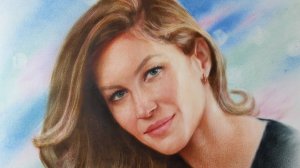 Рисование портрета в цвете