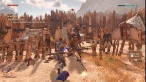 Бойцовский круг скрежет горы Horizon обучение Запретный запад