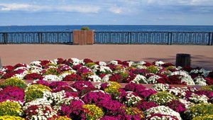 Феодосийская набережная в октябре.