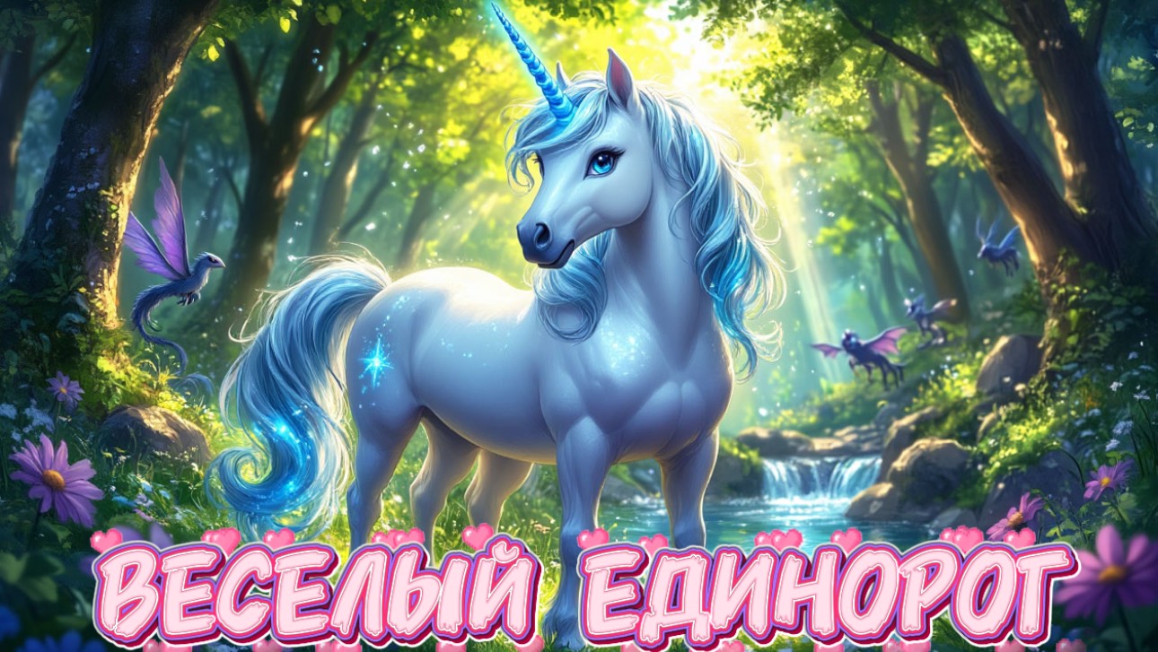 ВЕСЕЛЫЙ ЕДИНОРОГ , песенки для детей , видео для детей