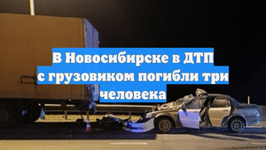 В Новосибирске в ДТП с грузовиком погибли три человека