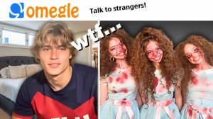 Kalogeras Sisters SCARE PEOPLE ON OMEGLE!
