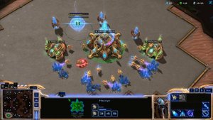 StarCraft II СТАРКРАФТ! ИГРАЮ ПРОТИВ БРАТА И ИИ! УЧЕНИК!
