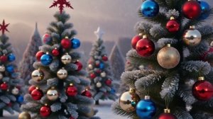 Футаж. Новый год. Елка. Игрушки.mp4