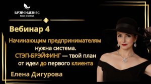 Начинающим предпринимателям нужна система.  СТЭП-БРЭЙФИНГ — твой план от идеи