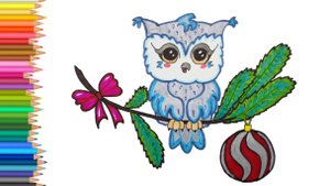 Как нарисовать Сову/Простой рисунок🦉