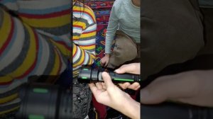 Проверяем налобный фонарь. Тест драйв.