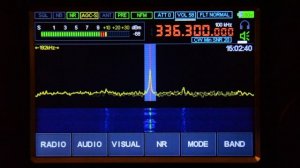 Частота 336,3 МГц в Петрозаводске. Запись 25 октября 2025 в 15 часов. (Речной диапазон)