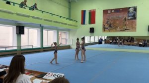 Тройка 12-18 ,Хачатурова  - Нагаева  - Калинина ,МАУ ДО СШ №1 , Комбинированное упражнение