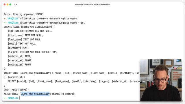 67. Altering schema with tools смотреть онлайн