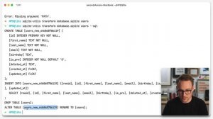 67. Altering schema with tools