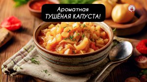 ТУШЕНАЯ КАПУСТА рецепт на сковороде!
