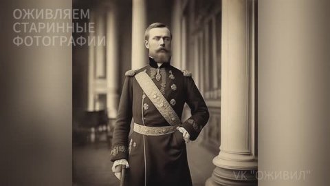 Императорская семья и придворные. Оживляем старинные фотографии 19 века