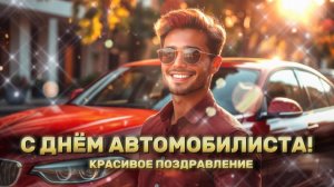 С ДНЁМ АВТОМОБИЛИСТА 26 ОКТЯБРЯ!🚗КРАСИВОЕ ВИДЕО ПОЗДРАВЛЕНИЕ И ОТКРЫТКА!💥