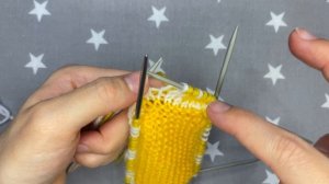 Пинетки с жаккардовым узором - подробный мастер-класс