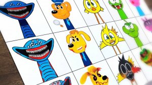 Рисуем Новый Incredibox Sprunki OC с 1 по 3 фазу 🎨✨🎵😍