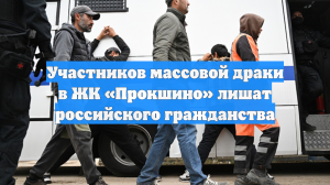 Участников массовой драки в ЖК «Прокшино» лишат российского гражданства