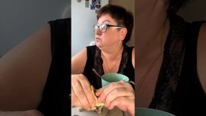 А на перекус перед завтраком кашка, да овсяная/Ведь правда ⁉️ шикарный перекус/Мукбанг