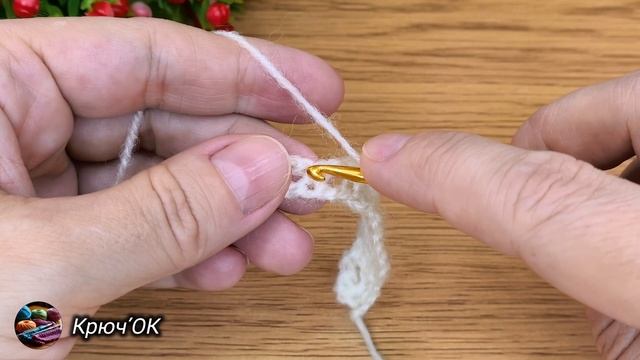 Узор крючком 57 #вязаниекрючком #узорыкрючком