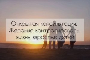 Открытая консультация. Цикл 1