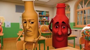 У КЕТЧУ И ГОРЧА ОПЯТЬ ПРОБЛЕМЫ В БРЕЙНРОТ ШКОЛЕ?! / Италиан Браинрот Анимации #45