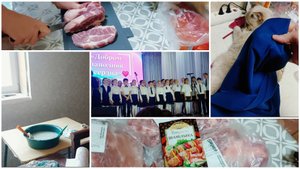 АНГЕЛИНА В ХОРЕ НА КОНЦЕРТЕ 🔥 ПОЛУЧИЛА С ВБ ТКАНЬ // КЛЕИМ ОБОИ // ПОКУПКИ В САД // МАРИНУЮ МЯСО