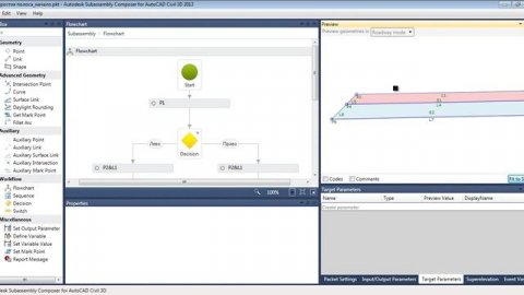 Назначение кодов и целей Autodesk Subassembly Composer