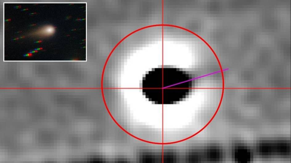 Реакция Солнца на пролет 3I ATLAS - неизвестного "НЛО" межзвездного объекта рядом с ним смотреть онлайн