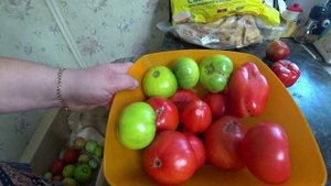 Мои помидоры после дозаривания