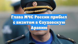 Глава МЧС России прибыл с визитом в Саудовскую Аравию