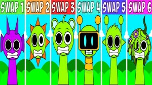ВСЕ Персонажи ИЗ Sprunki Phase 1 SWAP