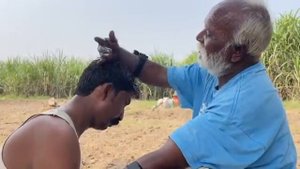 BABA KALLU BEST STRESS RELIEF MASSAGE _ DEEP RELAXATION HEAD & FACE MASSAGE _