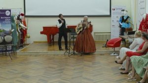 дуэт "Мелодии любви" на городском летнем бале в Кремле