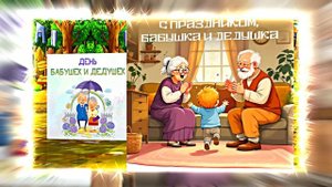 С Днём Бабушек и Дедушек 16! Праздничное поздравление С Днём Бабушек и Дедушек!