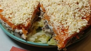 Мимоза без майонеза