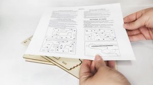 Сборная деревянная модель "Пистолет", компания "Чудо-Дерево"