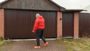 Упражнения с палкой Тайцзи Бань в деревне (4)