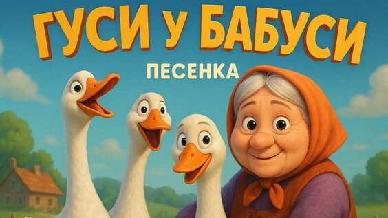 Жили у бабуси, два веселых Гуся