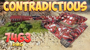 Contradictious - 9 Фрагов 7.4K Урона • Превосходство! • Мир Танков