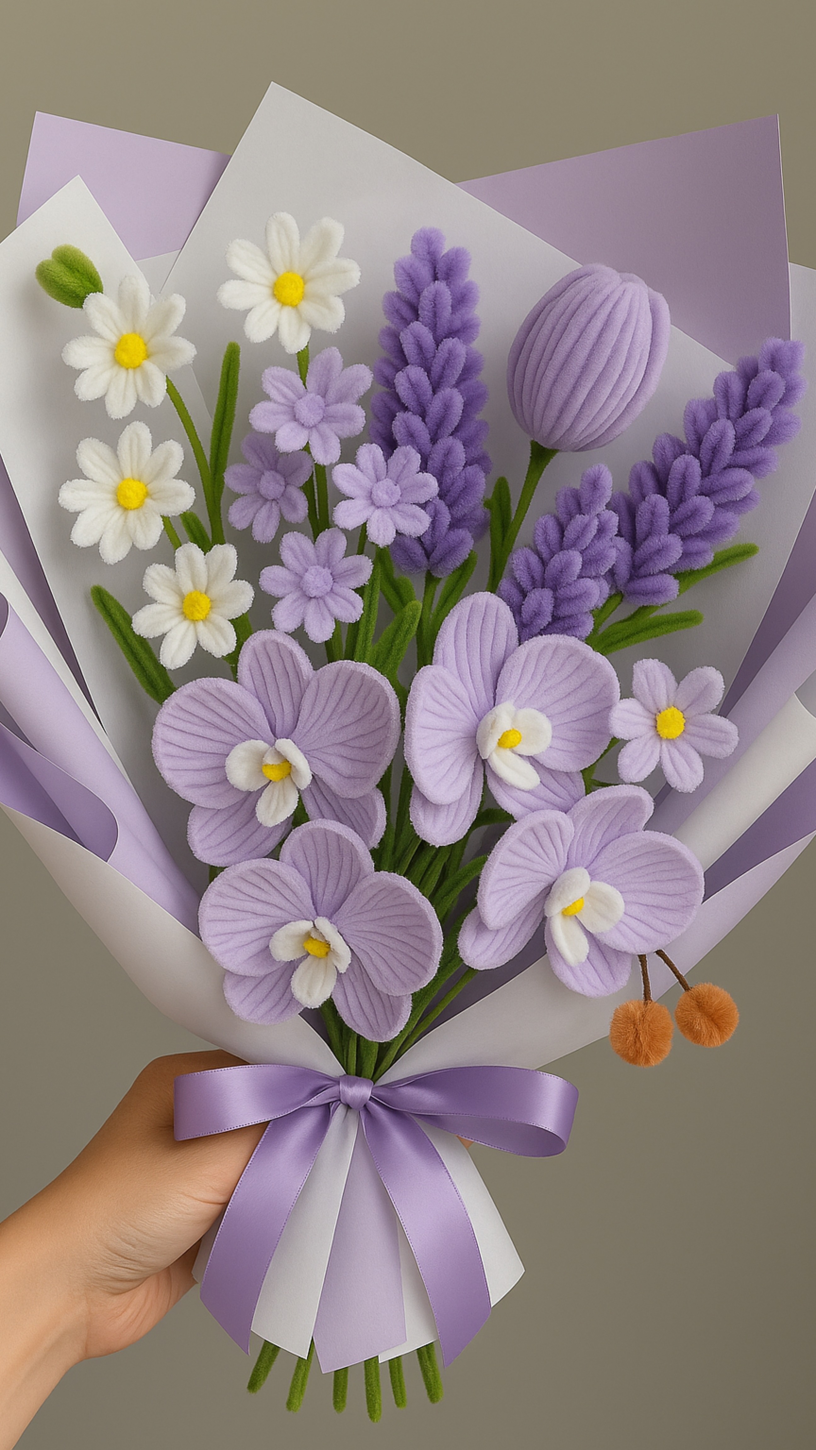 Мастер-класс: букет из синельной проволоки своими руками. Подробности в нашем телеграмм SinelkaArt смотреть онлайн