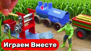 МУЛЬТИКИ ПРО ФЕРМУ С СУПЕРГЕРОЯМИ 🐄 ХАЛК ПОМОГАЕТ НА ФЕРМЕ ДЛЯ ДЕТЕЙ