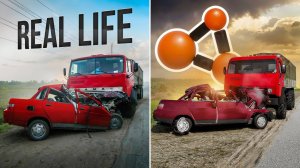 Аварии на реальных событиях в  Beamng.drive #65