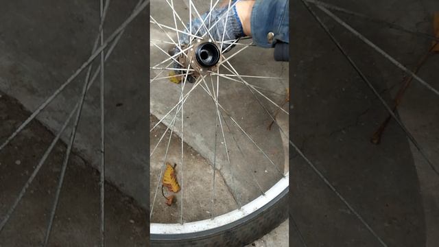 Ремонт велосипеда, задняя ось